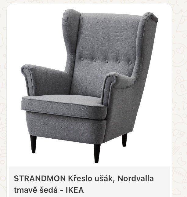 Prodám nové nepoužité křeslo z IKEA