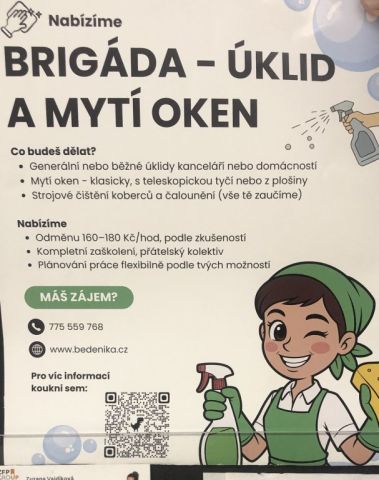 Brigáda úklid a mytí oken